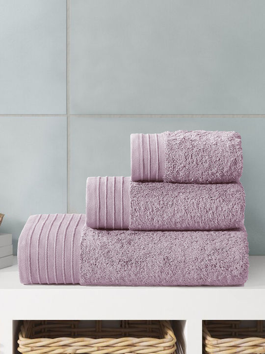 Casa Colori Facecloth 50x100cm Lilac Weight 650...