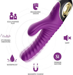 Multifunctional Bunny Vibrator 22cm 2x9 Modes Multifunctional Bunny Vibrator 22cm 2x9 Modes