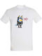 Kids' T-shirt White Bluey Dad Rock Star