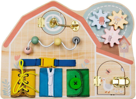 Eli Neli Montessori Farm Activity Board Ξύλινος Πίνακας Δραστηριοτήτων