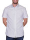 Kurzärmlig Hemd White