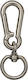 Metal Hook Pendant 4.5x2.2cm With Ring Inner 2cm Nickel