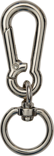 Metal Hook Pendant 4.5x2.2cm With Ring Inner 2cm Nickel