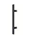 Import Hellas Handle Front Door 600mm Black Inox