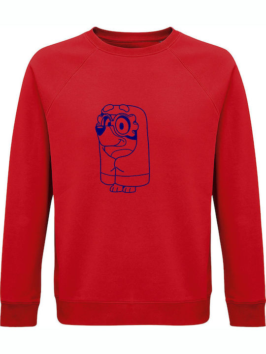 kirikoko Kinder-Sweatshirt Red Bluey Grannies