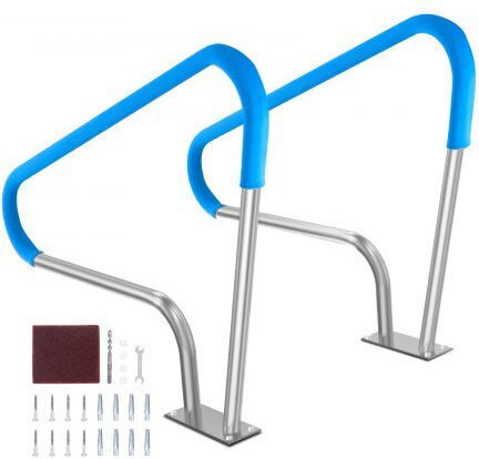 Vevor Pool Handle made of Stainless Steel 121.92x91.44cm White