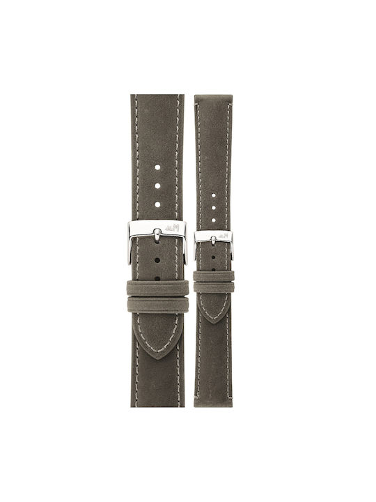 Morellato Leather Strap Gray