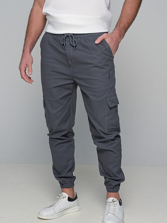 Trousers Cargo in Regular Fit Anthracite