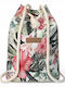 Zagatto Stoff Strandtasche Rucksack Mehrfarbige