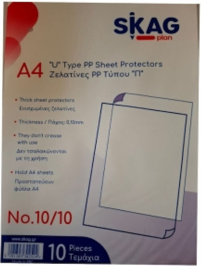 PP-Hüllen A4 P 0 10mmx10Stk 302524