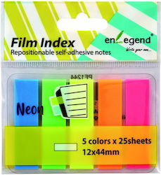 Semne de carte fluorescente Enlegend 5x12x44mm 125 coli Pf1244