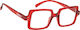 Oramont Reading Glasses +2.00 in Red color 1149