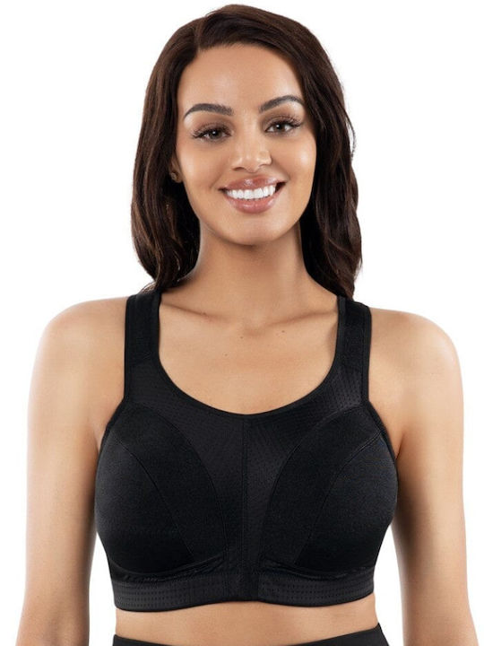 Parfait Lingerie Μαύρο Αθλητικό Σουτιέν χωρίς Μπανέλες