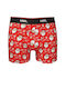 Herren Boxershorts Red mit Mustern 1Packung