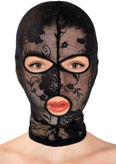 Fetish Tentation Mască BDSM în Culoare Negru