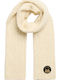 Cable Luxe Women's Knitted Scarf White