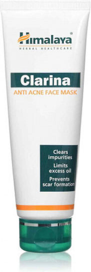 Himalaya Wellness Clarina Anti Acne Gel Cleansing Face for Acne-Prone Skin 60gr