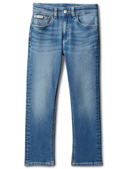 Παιδικό Παντελόνι Τζιν Washed Blue