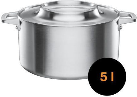 Fiskars Norden Βαθιά Ανοξείδωτη Κατσαρόλα 5lt / 13cm