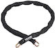 Vevor Bicycle Lock Chain 1.8m Thickness 9.5mm Black Zxclsaqlt95mudfm0v0