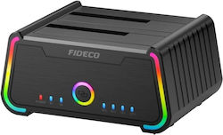 Fideco for 2 SATA Hard Disk Docking Stations with USB 3.0 Connectivity