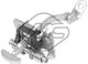 Metalcaucho Door Mechanism with installation Rear Renault Clio 43134
