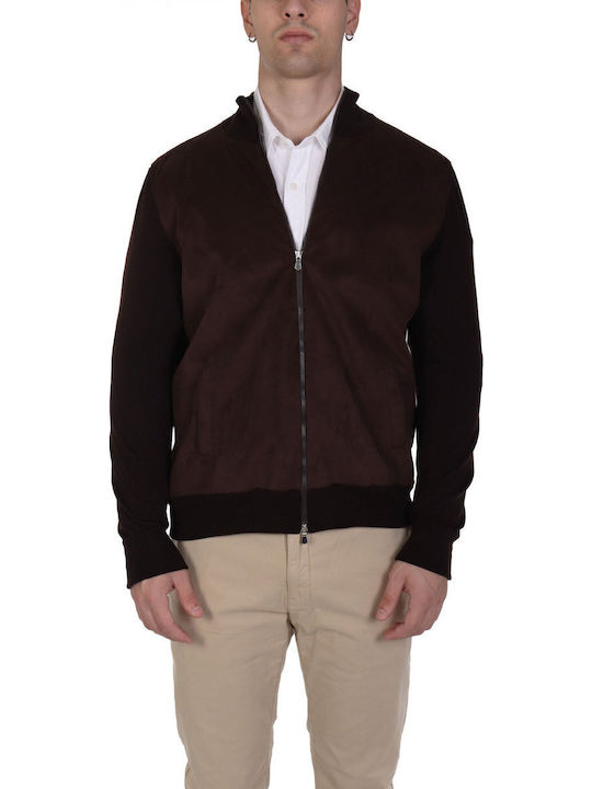 Gran Sasso Knitted Cardigan Brown