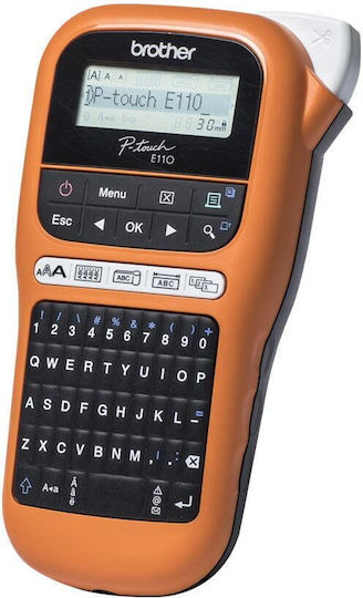 Brother P-touch Ηλεκτρονικός Ετικετογράφος Χειρός σε Μαύρο Χρώμα