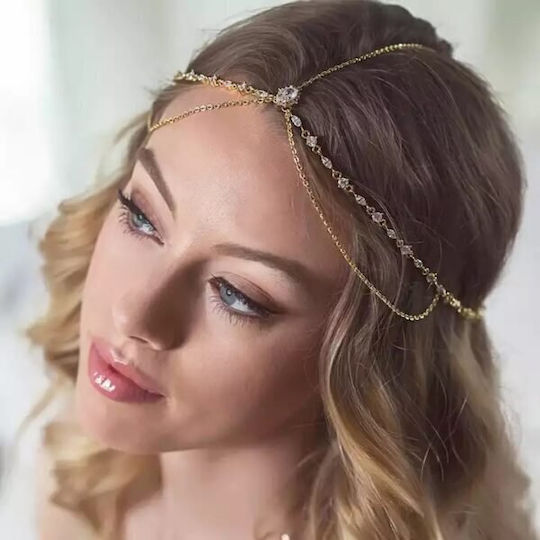 Κόσμημα Ζιργκόν Χρυσό Glory Bride Ac263 Hair Duty Hrd-ac263