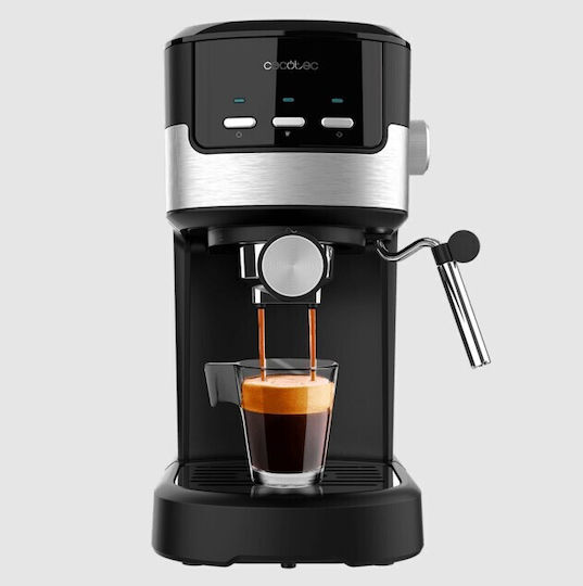 Cecotec Power Espresso 20 Pecan Automatic Espresso Machine 1100W Pressure 20bar Black