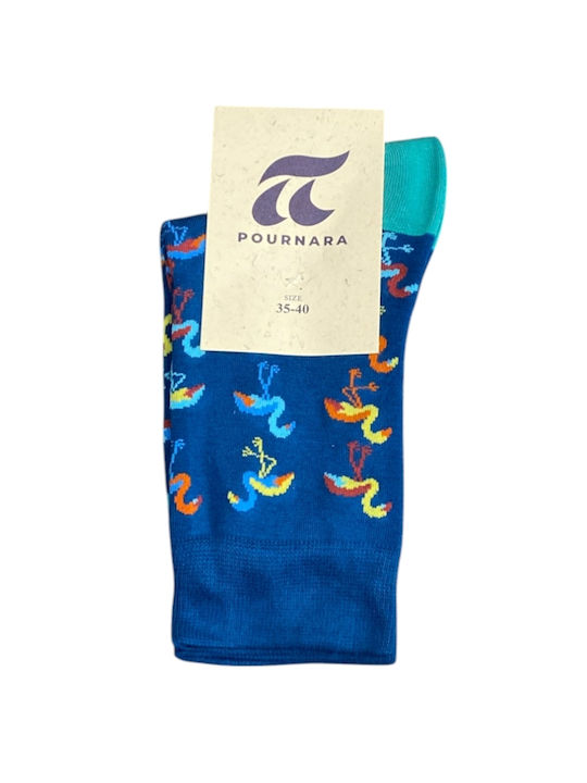 Pournara Socken BLUE 1Pack