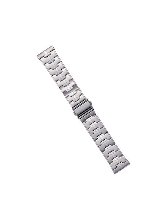 Μεταλλικό Λουράκι Stainless Steel Ασημί Οριζόντια Γραμμή Xiaomi Watch 2 Pro Xiaomi Watch S3 Silver