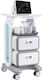 Vevor Mobile Medical Cart 3 Levels 2 Drawers & 1 Top Tray White Systceckfbs498tjsv0