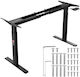 Vevor Desk Base made of Metal Black Velvet-Black Metal 70cm