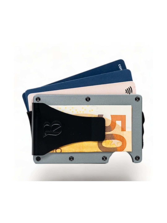 Men's Money Clip with RFID Gray