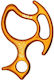 Kong Descender 8058O401KK Figură de escaladare Orange