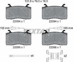 Textar Disc Brake Pad Set Textar Disc Brake Pad Set