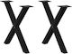 vidaXL Металик Крак На Мебел 2 Бройки Подходящ ...