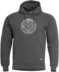 Hoodie Sweatshirt Phaeton Navigate Aschgrau Pen...