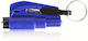 Car Emergency Hammer Automatic With Blue Seatbelt Cutter
