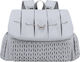 Queen Mother Backpack Diaper Bag Tina Gray 42x3...