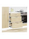Porto Comodă de Bucătărie de Podea Oak Sonoma 60x46x81.5buc