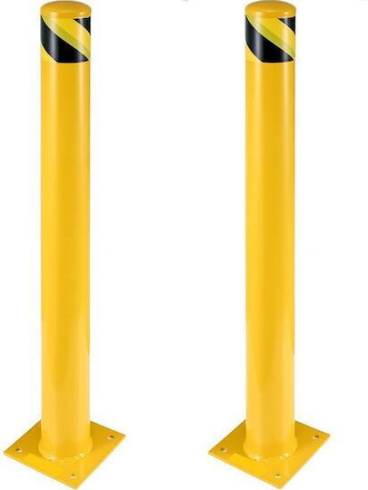 Vivatechnix Stâlp de semnalizare în Gri Culori 14cm x 107cm