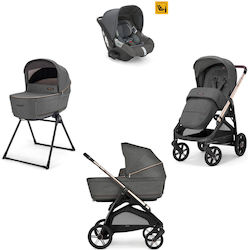 Inglesina Aptica Quattro Darwin 3 in 1 Velvet Graues / Palladio Schwarzes Inglesina Aptica Quattro Darwin 3 in 1 Velvet Graues / Palladio Schwarzes
