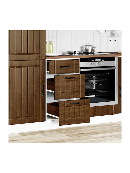 Lucca Подова Кухненска Скрин Brown Oak 40x46x81...