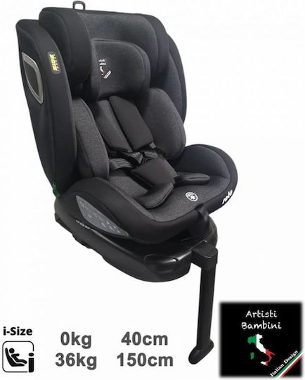 Artisti - Bambini Artisti - Bambini i-Size Baby-Autositze mit ISOfix Schwarz