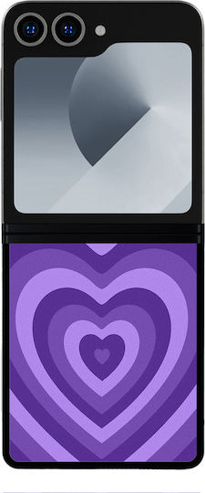 Purple Hearts Samsung Galaxy Z Flip 6 5g