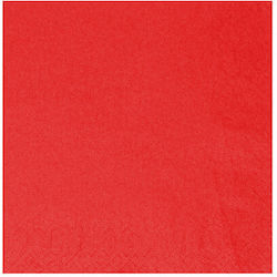 Șervețele de hârtie de lux Krinos 1/4 pliate 2 straturi 33x33cm 400 bucăți Roșu Șervețele de hârtie de lux Krinos 1/4 pliate 2 straturi 33x33cm 400 bucăți Roșu