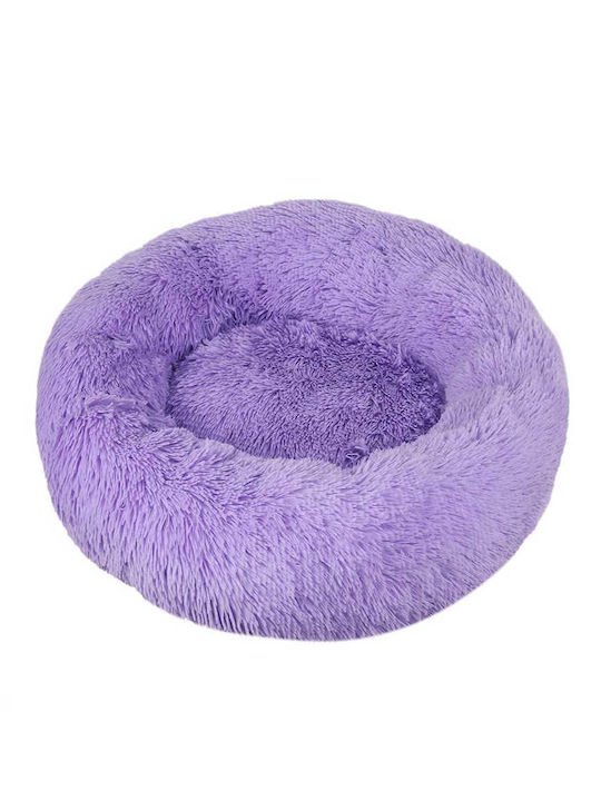 Glee Poof Dog Bed Purple 50x50cm