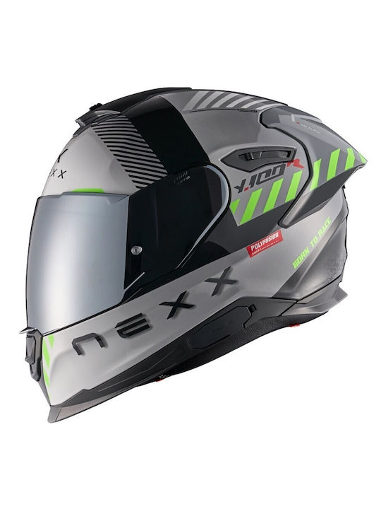 Nexx Y.100R Full Face DOT / ECE 22.06 Fade Grey / Black